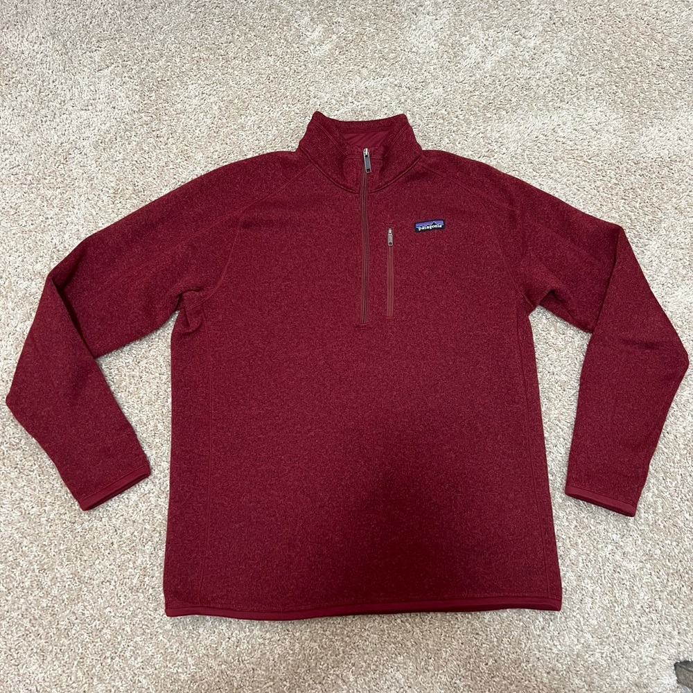 Patagonia Better Sweater 1/4 Zip Jacket Size Large